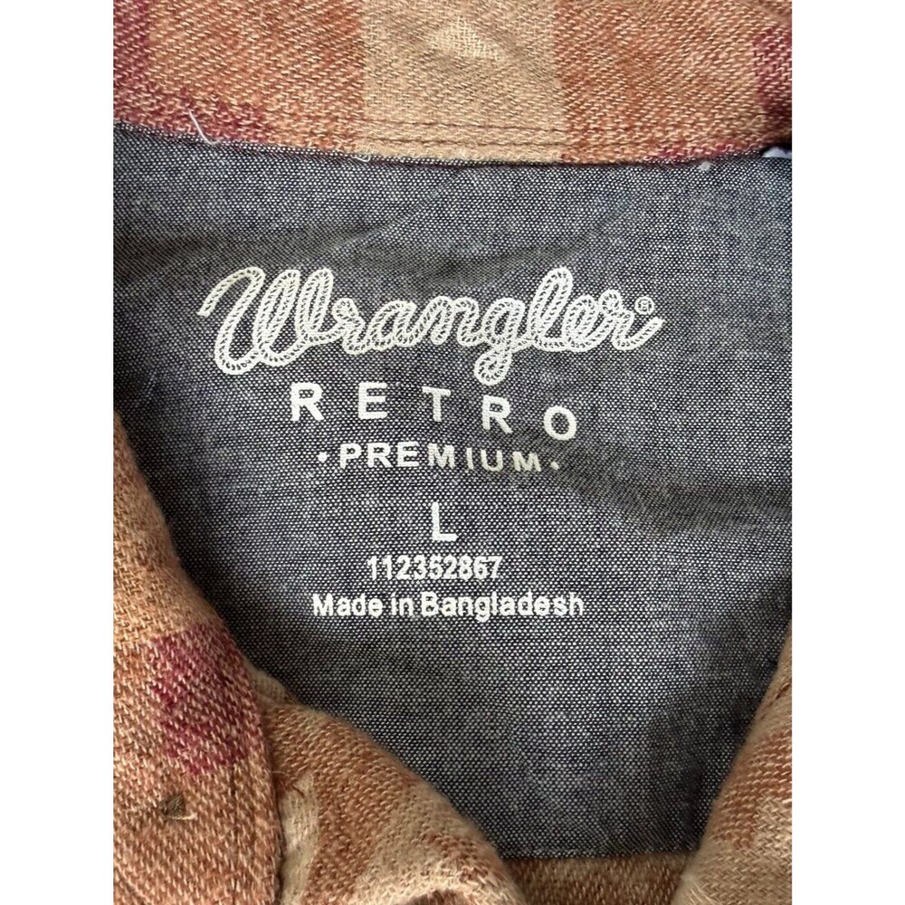 Wrangler Southwestern Snap Front Western Shirt Jacket - Picture 7 of 10